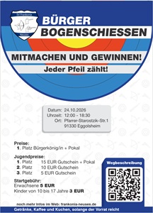 Bürger Bogen Schießen 2026