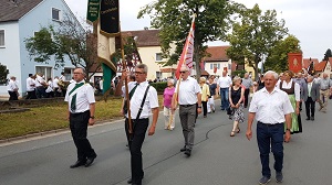 Frankonia Neuses beteiligt sich an religiösem Brauchtum