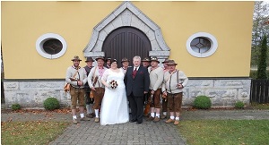 Böllern zur Hochzeit