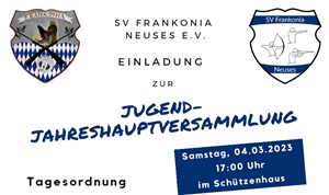 Jugendjahreshauptversammlung 2023