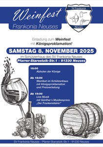 Weinfest mit Königsproklamation 2025