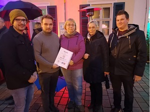 Spende Helfer vor Ort